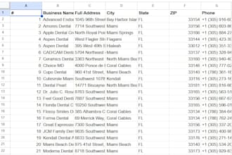 build a verified lead list of dental and medical practices in the US