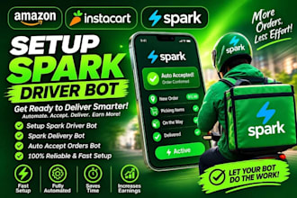 build doordash bot, instacart and uber bot, order grabber bot and auto claim bot