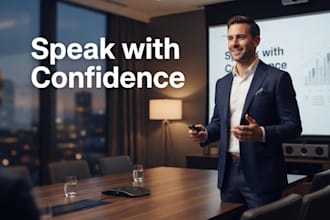 be your public speaking and presentation coach