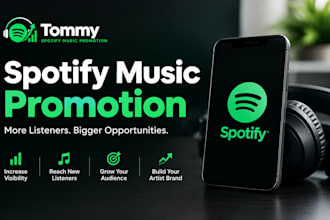 promote spotify music with strategic music marketing and ads campaign