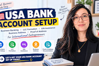 do USA bank creation llc residential address with proof of address for USA bank