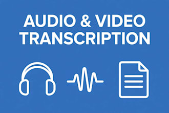 transcribe audio and video to text accurately and fast