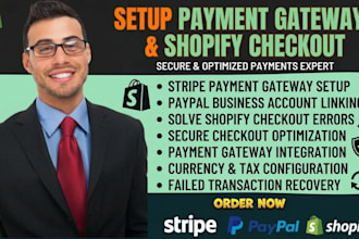 setup payment gateways stripe, solve shopify checkout errors, paypal shop setup