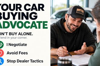 be your car buying advocate and negotiator