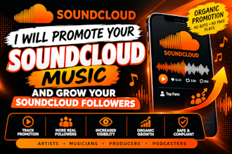 promote your soundcloud music and grow your soundcloud followers