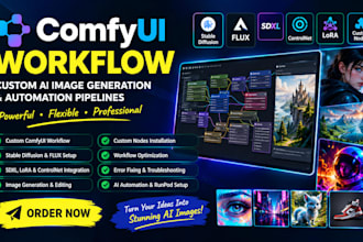 do comfyui workflows, ai image generation, lora flux, ai automation pipelines