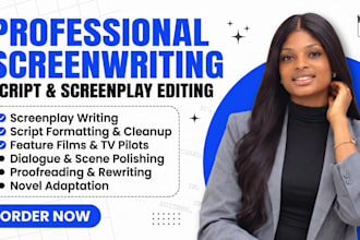 rewrite, edit and format your screenplay screenwriting movie script film script
