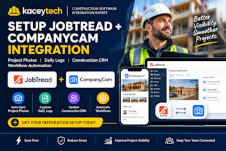 setup jobtread companycam integration project photo daily logs construction CRM