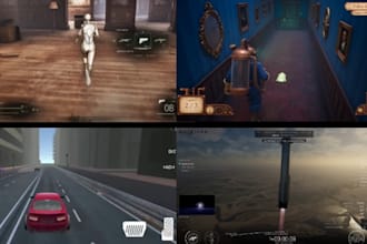design high quality game UI UX, user interface, UI animation in unreal engine 5