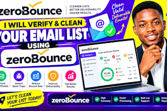 verify and clean your email list using zerobounce