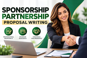 design sponsorship, partnership pitch deck proposal