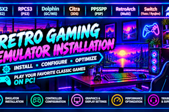 install, configure and optimize retro gaming emulators on PC