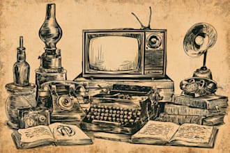 record a vintage retro or classic old time voice over