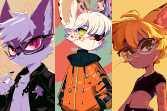 draw your furry characters sfw and nsfw