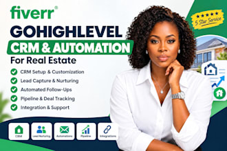 configure gohighlevel real estate CRM and lead automation