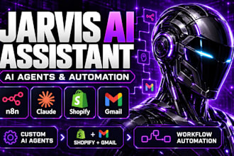 build jarvis ai assistant jarvis ai agent claude ai n8n shopify gmail automation