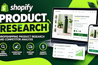 do shopify dropshipping product research and