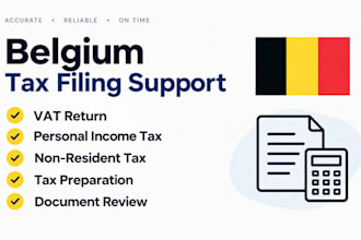 file your belgium vat return, personal income tax and non resident tax return