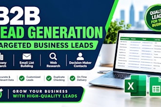 provide b2b lead generation with verified emails
