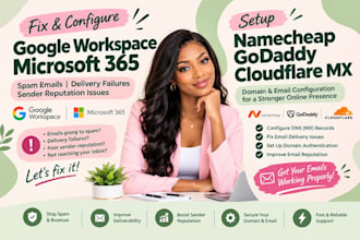 setup namecheap godaddy cloudflare mx record errors domain verification delivery