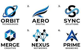 design a custom black, black and white, and blue brand logo