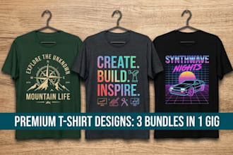 do awesome t shirt design typography graphic t shirt designs