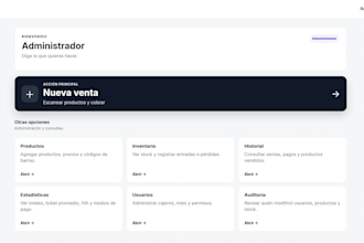 develop a custom web application or sales tracking system