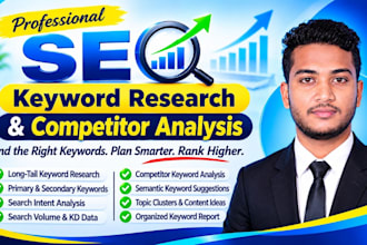 do SEO keyword research and competitor analysis