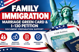assist with family immigration, marriage green card