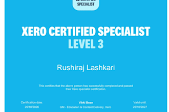 xero accounting and bookkeeping, I am xero l3 certified
