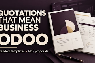 install branded odoo quotation templates and PDF proposals for your agency