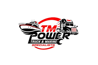 make truck marine maintenance company logo