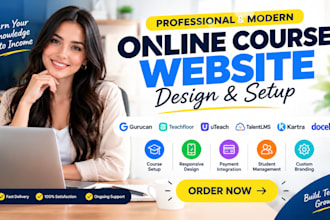 design gurucan teachfloor uteach talentlms kartra docebo online course website