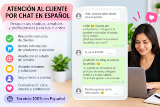 atendere clientes por chat en español