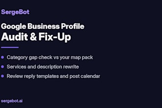 audit and fix your google business profile against your map pack competitors