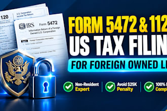 do ecommerce us tax filing form 5472 1120 for non resident llc as a CPA