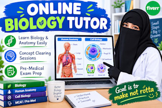 teach online biology and anatomy to students