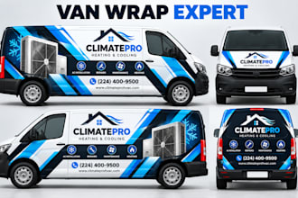 design business vehicle wrap, car graphics, van branding and truck advertising