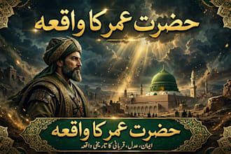 design viral islamic thumbnail