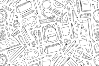 create unique black and white coloring pages and printable activity sheet