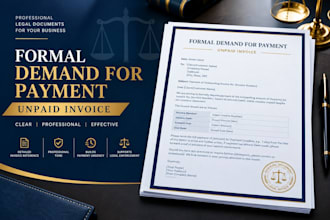 draft a commercial unpaid invoice demand letter