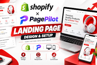 build a high converting shopify pagepilot product landing page