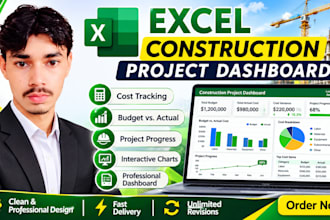 create a construction project cost tracking dashboard in excel