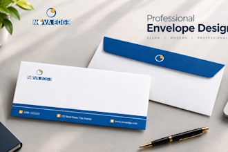 design professional custom business envelopes