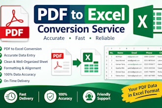 convert PDF to excel spreadsheet accurately