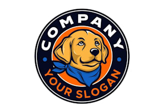 design high quality dog training logo