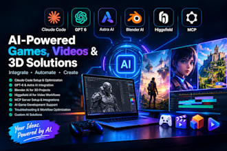 claude code astra gpt6 astra ki videospiele blender ki integrieren higgsfield