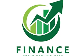 design high end financial logo for banking wealth and fintech startups