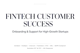 be your fintech customer onboarding and virtual assistant