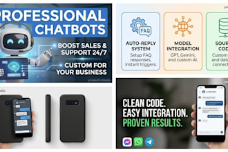create an automated customer service chatbot